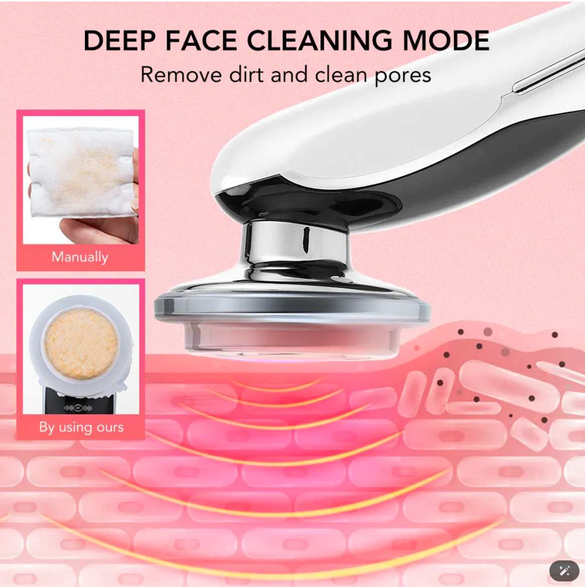 EMS Facial Massager & Microcurrent Face Sculpting Device - Anti-Aging Face Lifter